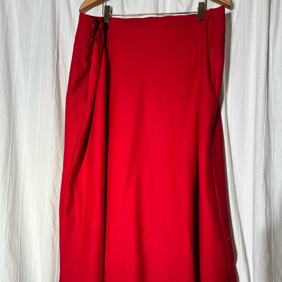 Talbots red Aline skirt - Picture 3 of 5